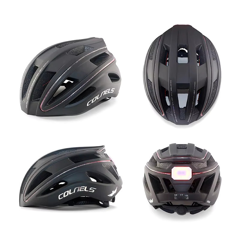 LED Fietshelm met 360° Zichtbaarheid – USB Oplaadbaar, Ultralicht en Veilig