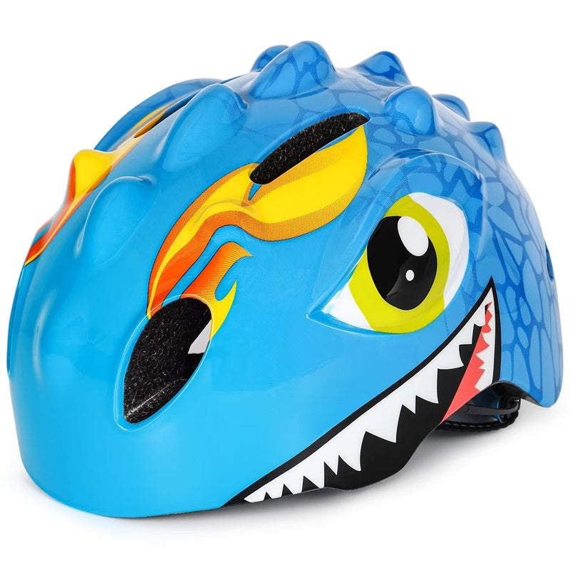 New - Kids' "Dragon" Bike Helmet for Boys and Girls, Ideal for Scooter, Trike, and Skateboard, Adjustable Size
