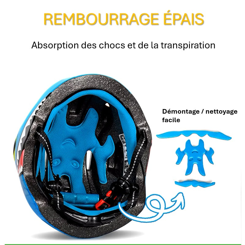 New - Kids' "Dragon" Bike Helmet for Boys and Girls, Ideal for Scooter, Trike, and Skateboard, Adjustable Size