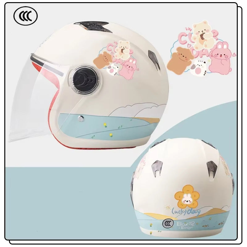 Casque de vélo pour enfant avec visière – Protection et style pour chaque aventure