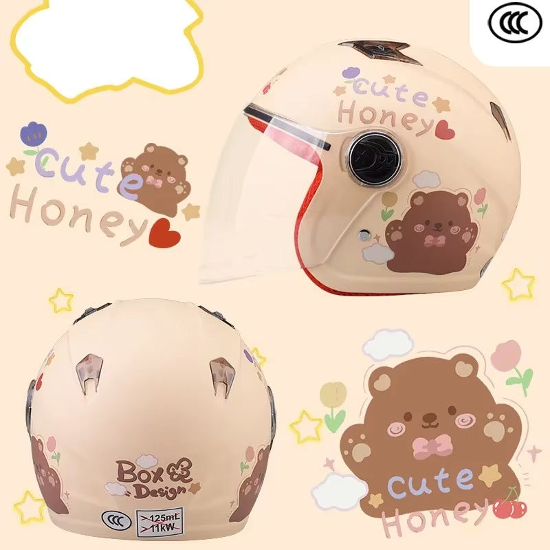 Casque de vélo pour enfant avec visière – Protection et style pour chaque aventure
