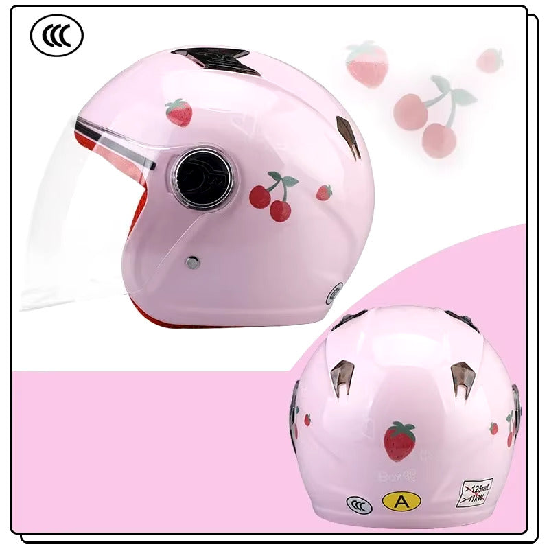 Casque de vélo pour enfant avec visière – Protection et style pour chaque aventure