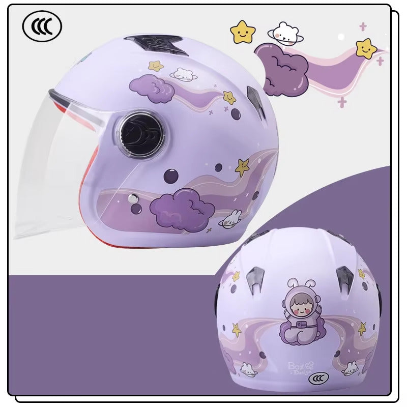 Casque de vélo pour enfant avec visière – Protection et style pour chaque aventure