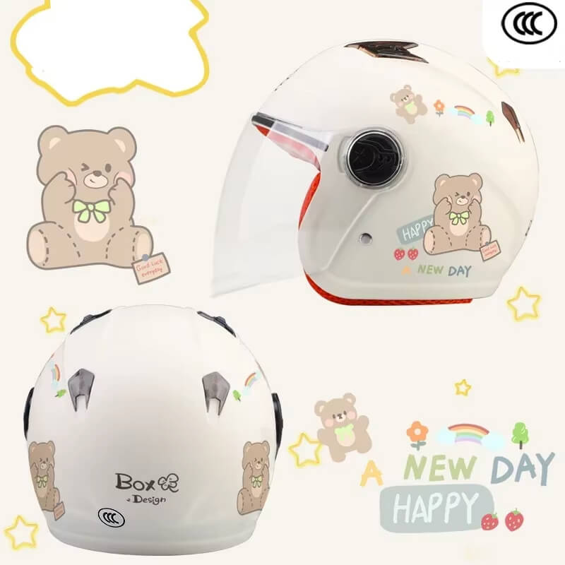 Casque de vélo pour enfant avec visière – Protection et style pour chaque aventure