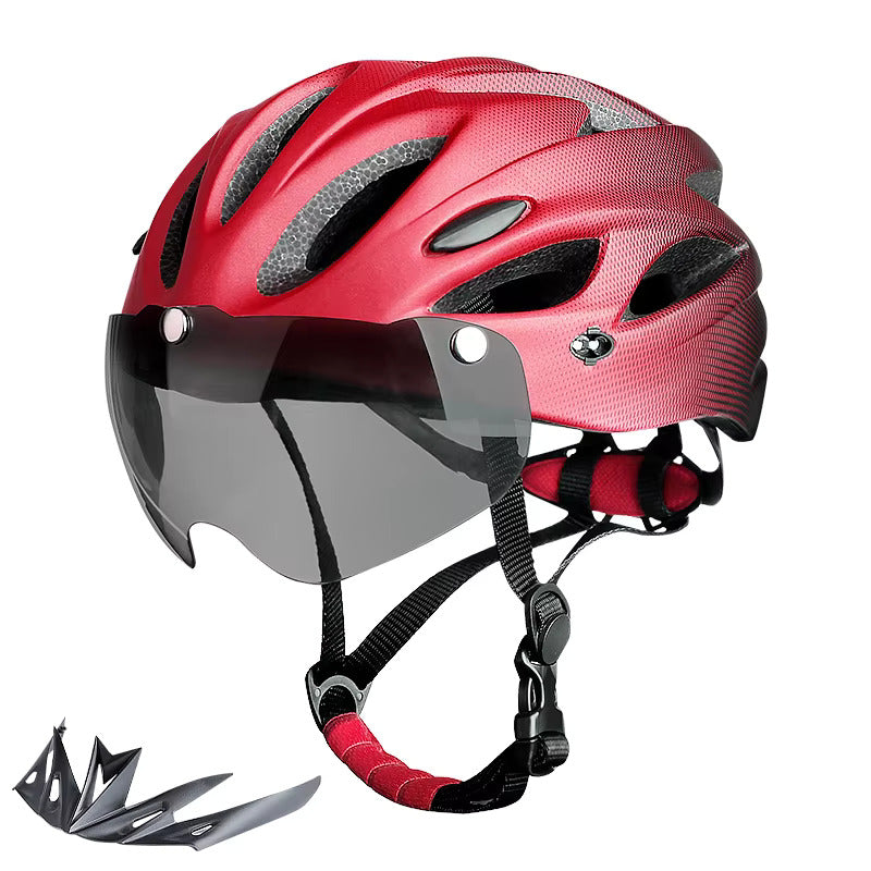 Ultralight bike helmet with LED, breathable and colorful