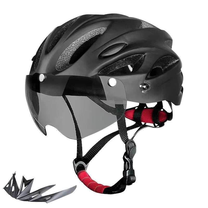 Ultralight bike helmet with LED, breathable and colorful
