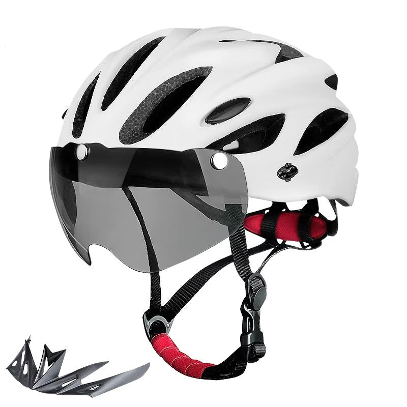 Ultralight bike helmet with LED, breathable and colorful
