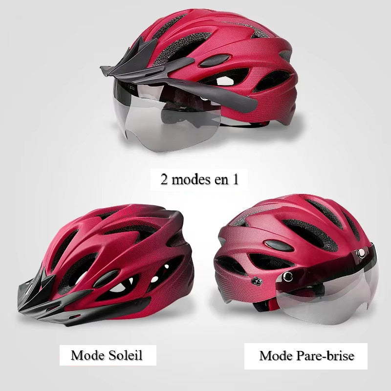 Ultralight bike helmet with LED, breathable and colorful