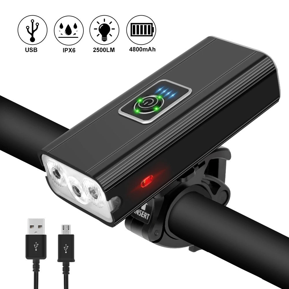 Caractéristiques de l'éclairage pour vélo avant Brightly