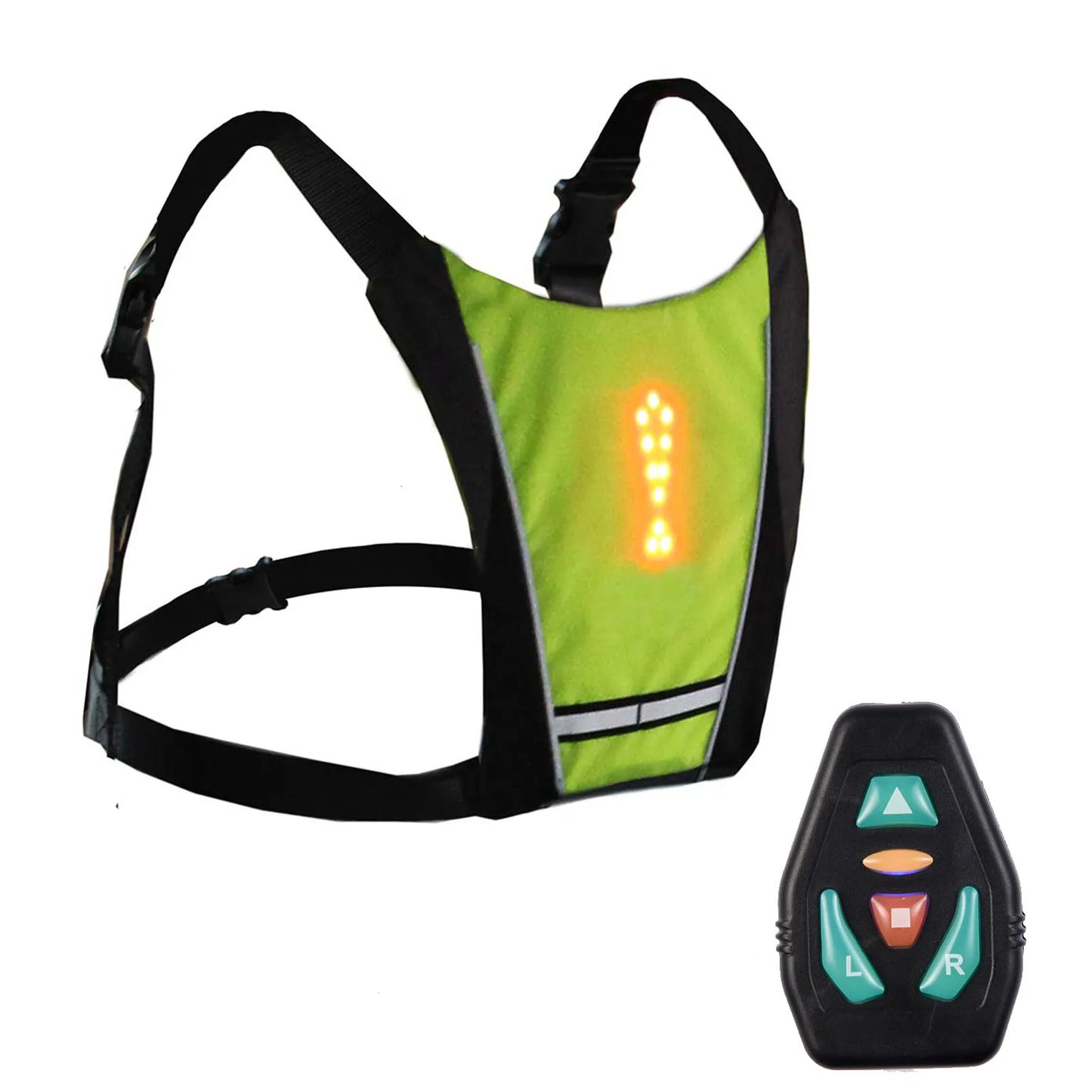 Télécommande et gilet clignotant pour vélo Solty