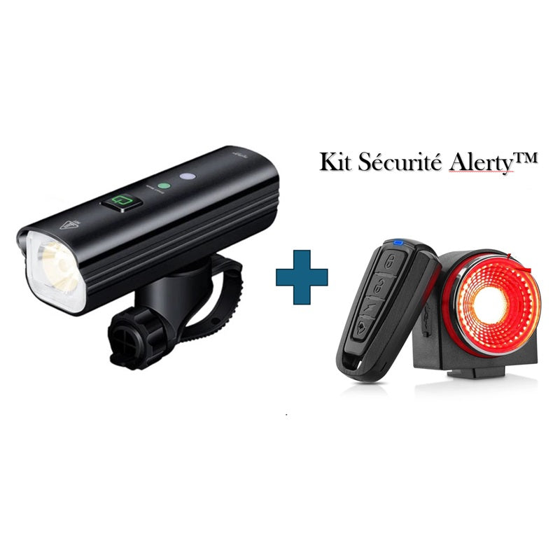Sicherheitsset Fahrrad: Vorderlicht Luminy™ + Blinker oder Rücklicht nach Wahl - Sparen Sie 15%