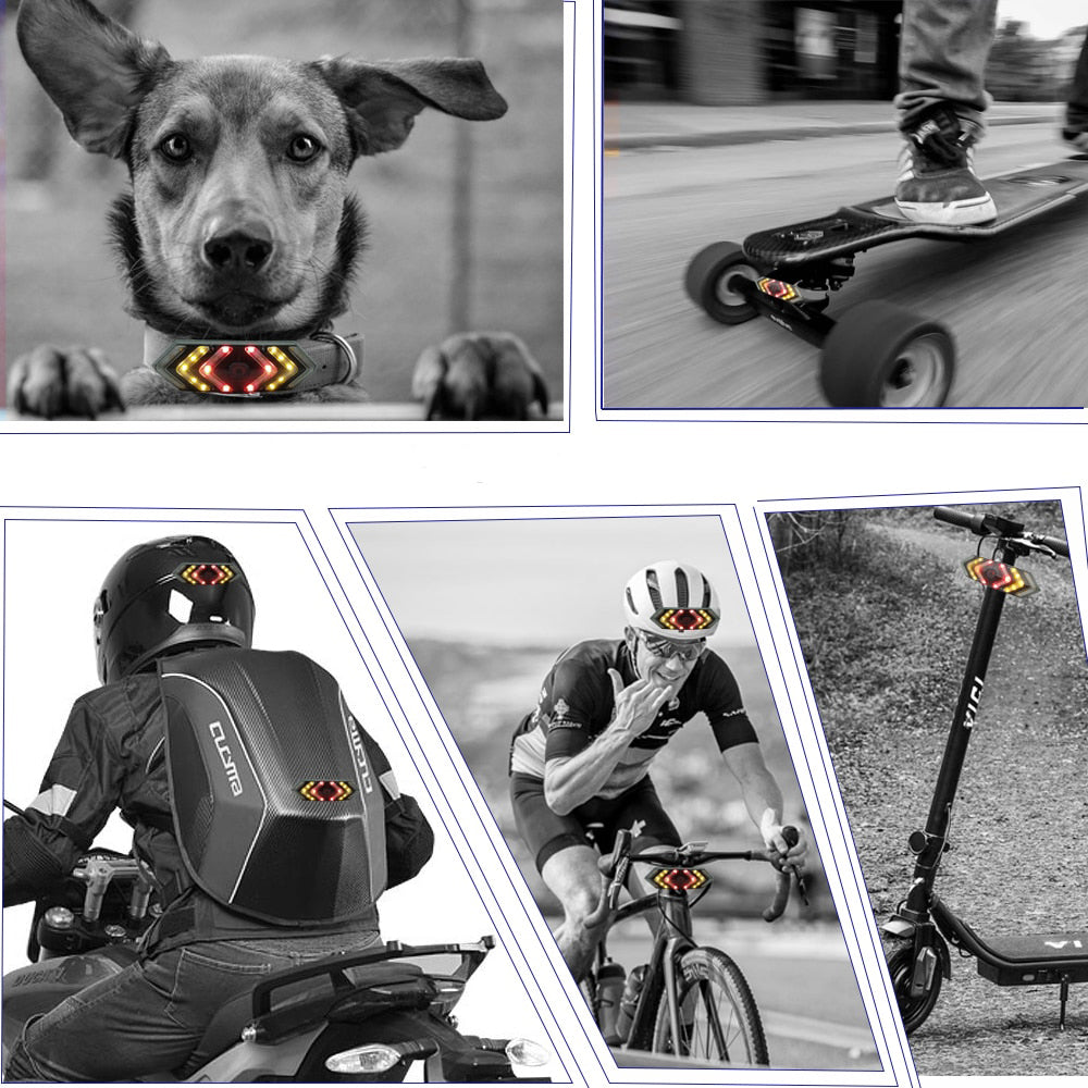 Utilisation du clignotant pour casque vélo Helmy