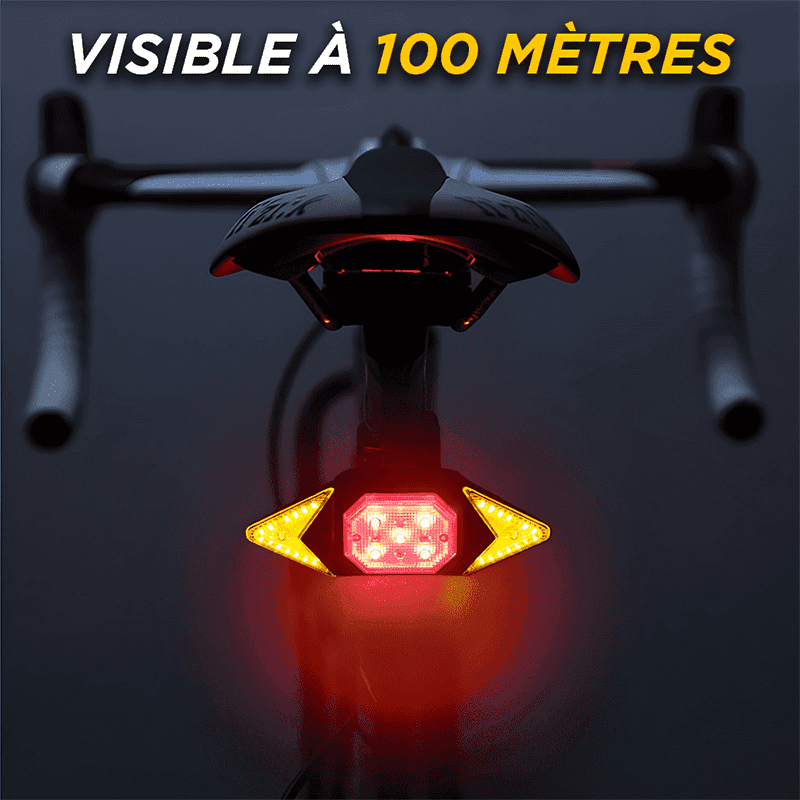 Clignotant vélo arrière