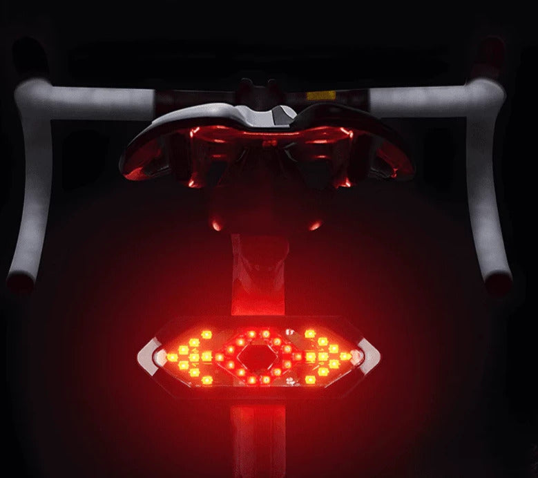 Feu Arrière Vélo Rechargeable USB Avec Klaxon 120dB – Clignotants, Télécommande, étanche, Ultra-lumineux ! - 12
