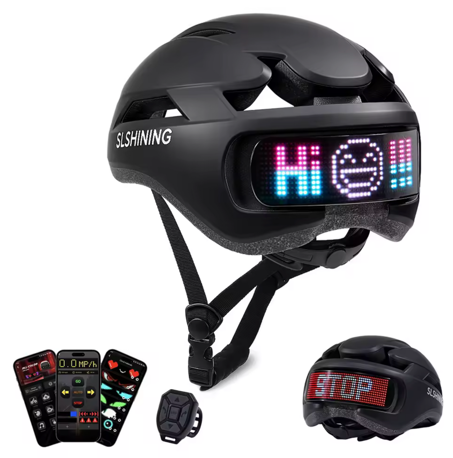 Ultralichte fietshelm met LED, ademend en kleurrijk