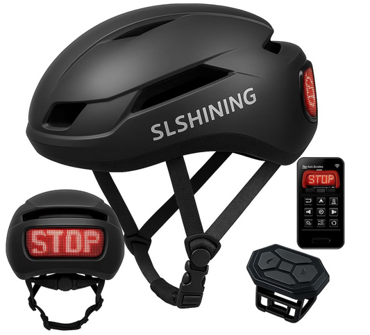 Ultralichte fietshelm met LED, ademend en kleurrijk