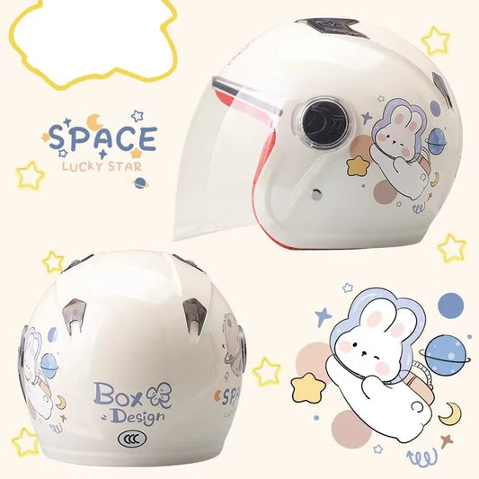 Fietshelm voor kinderen met vizier - Bescherming en stijl voor elk avontuur