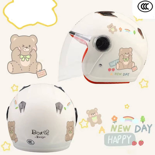 Fietshelm voor kinderen met vizier - Bescherming en stijl voor elk avontuur