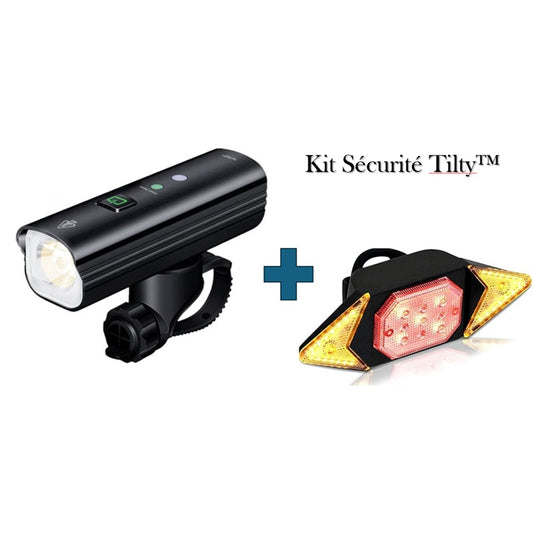 Bike Safety Kit: Luminy™ Front Light + Indicator or Rear Light of your choice - Save 15%