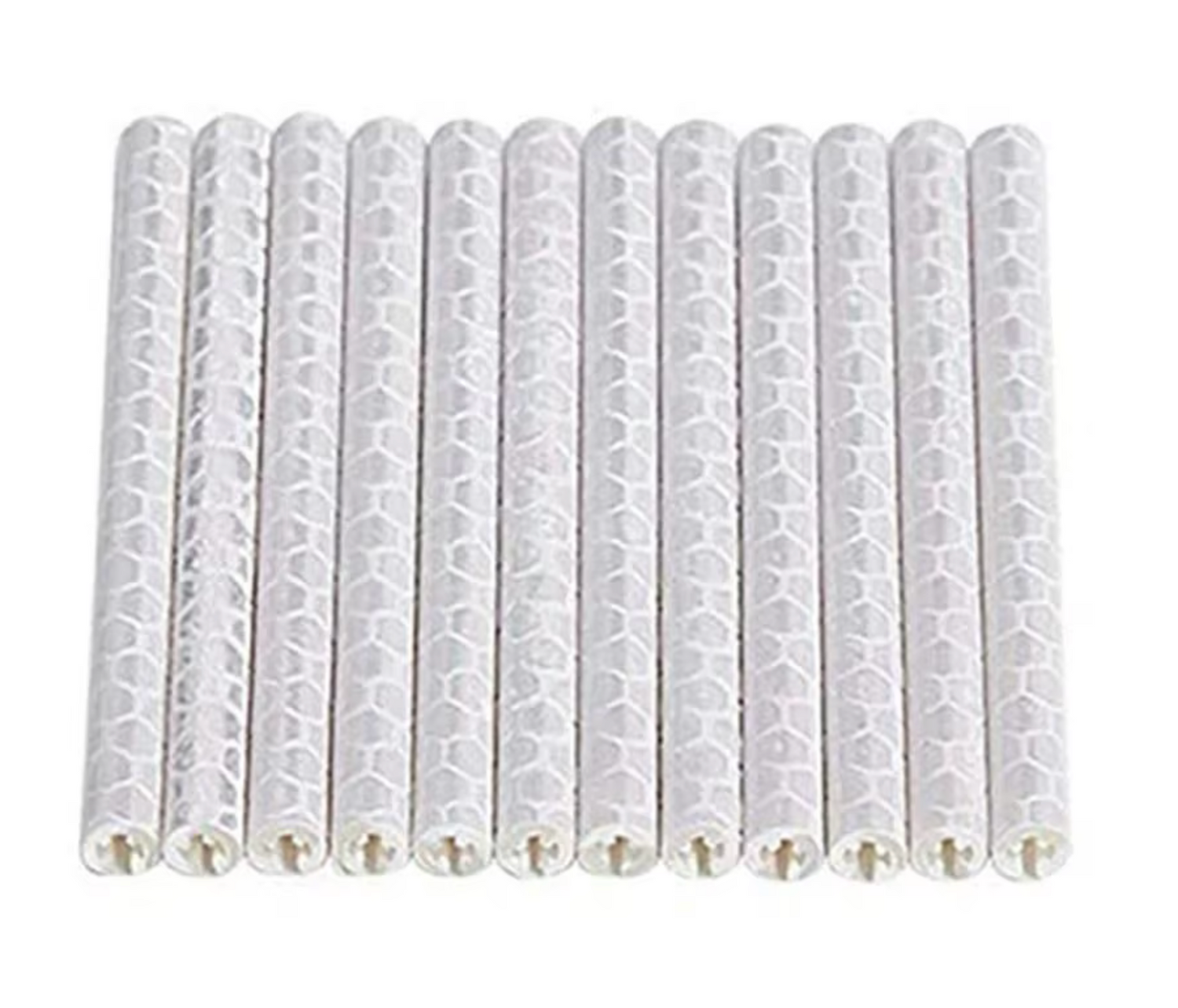 Réflecteurs de rayons vélo blanc