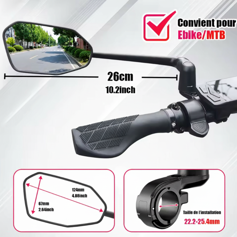 Rétroviseur Vélo panoramique 360°