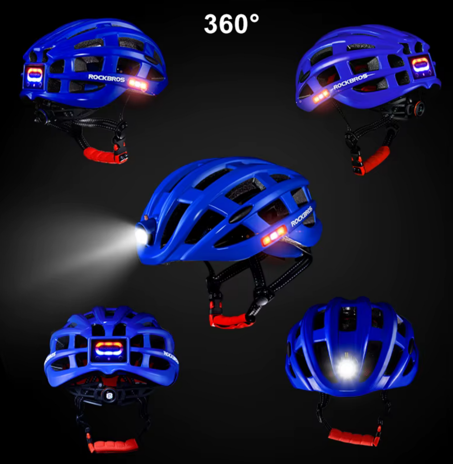 Visibilité du Casque vélo  lumineux LumiRide