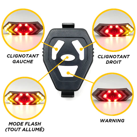 Clignotant pour casque velo online