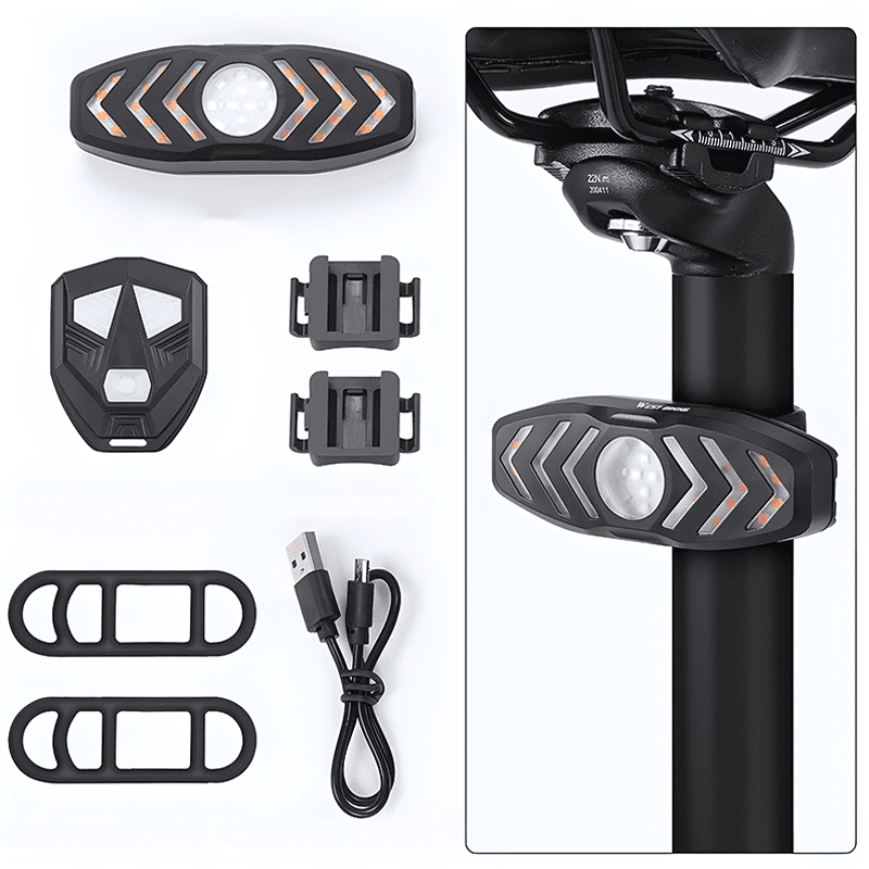 Feu Arri re V lo Clignotant Sonore et visible 100 m tres